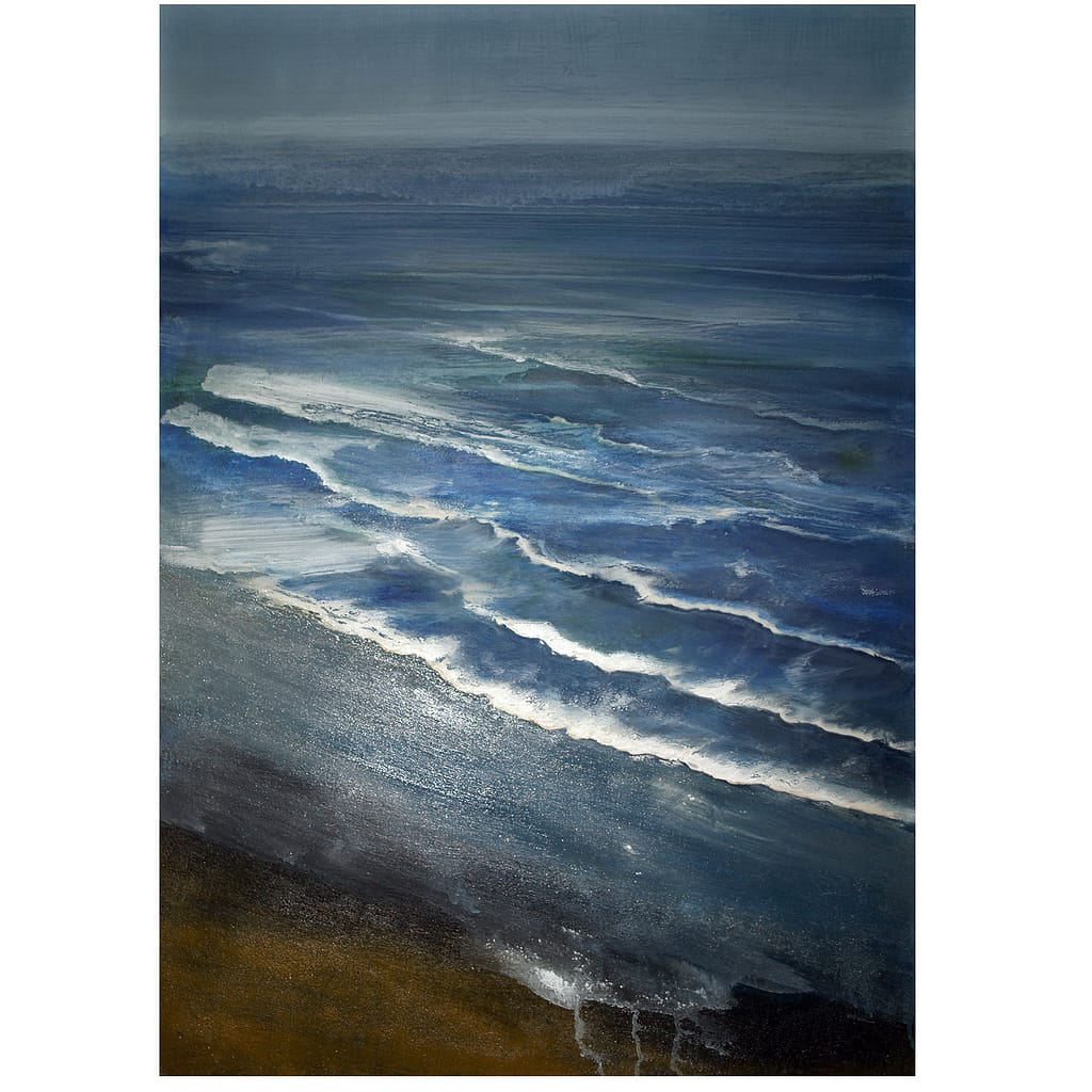 WATERLINE-olio su tela, cm100x70, Fr. Santosuosso 2018