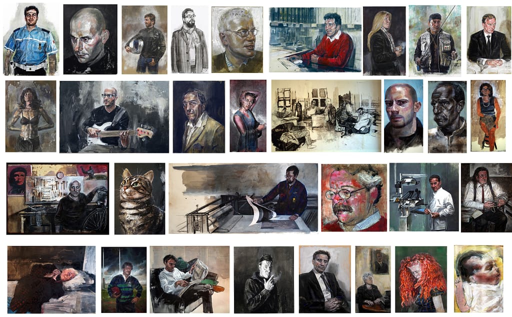 18 ritratti borghesi