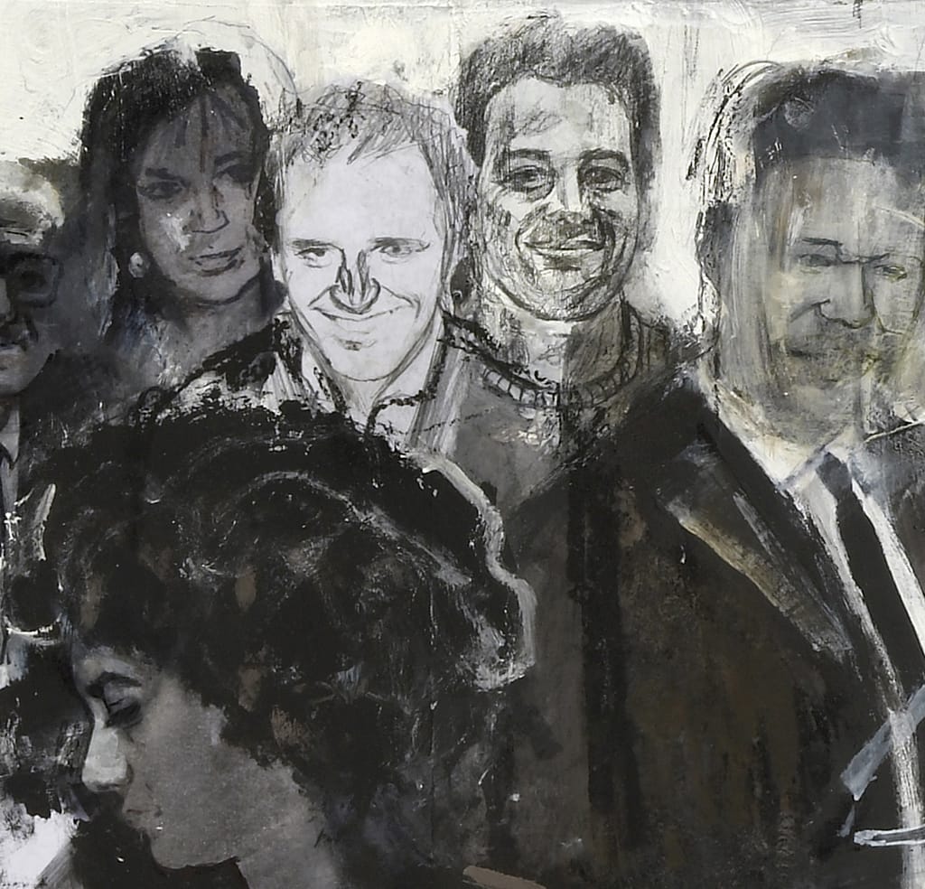 Politecnico 1989 -tecnica mista su tela 100x150 cm-2008