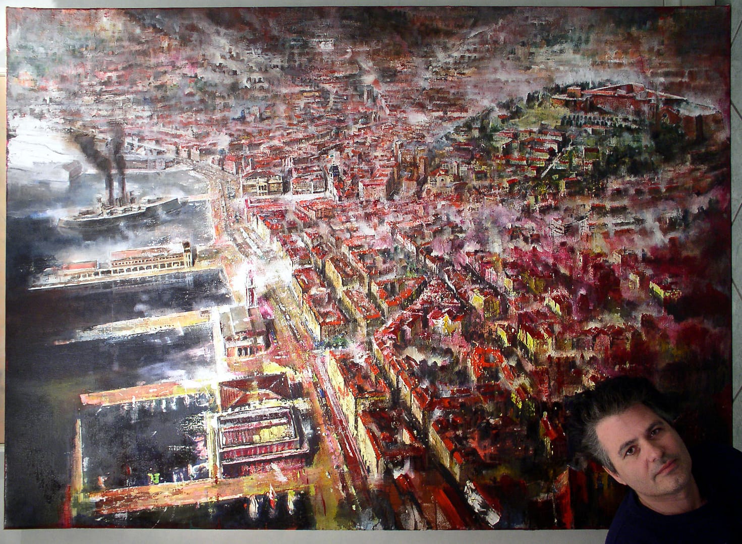 TRIESTE olio su tela 140x200 fr.santosuosso 2007