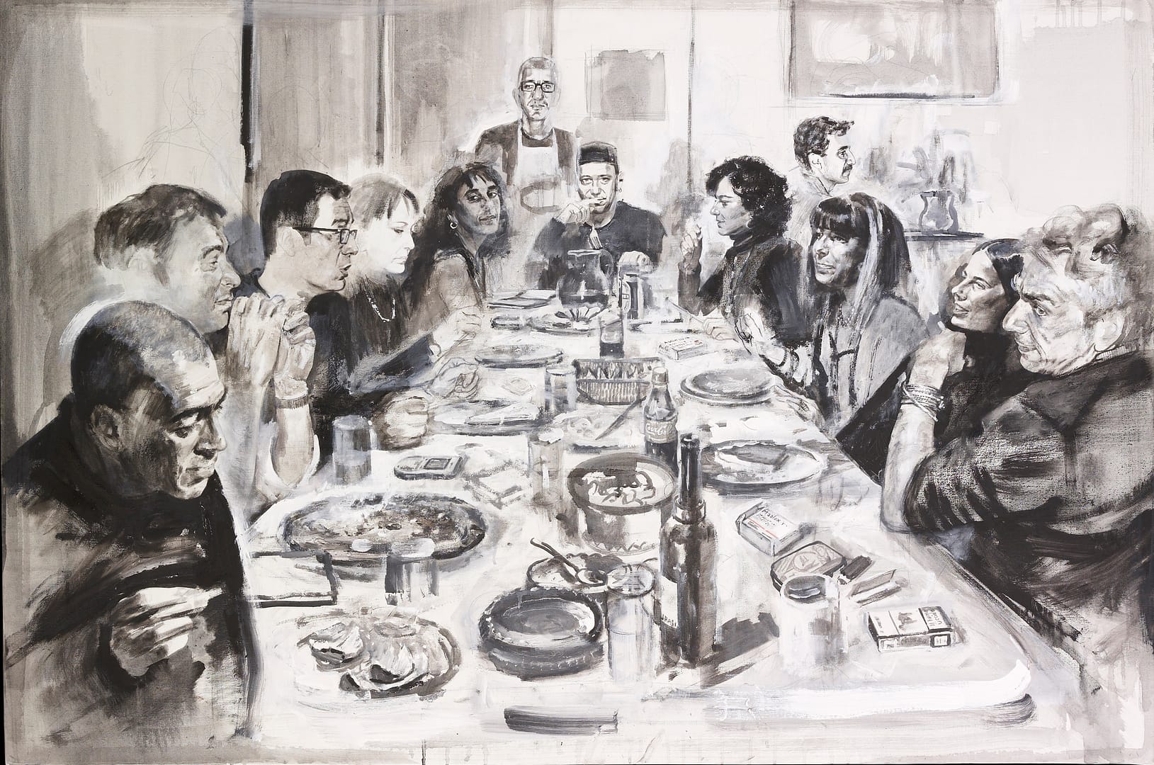 16 COMPAGNIA MILANESE-tecnica mista su tela 100x150cm-2008 7