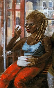 06 MILANESI sul tram. olio acrilico su tela 100x140 f. santosuosso-anno2000