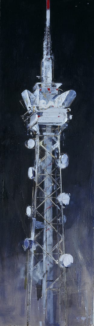 03 mamma rai 2001,acxrilico su metallo, cm 100x 30