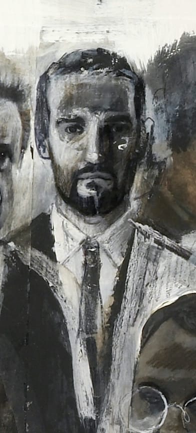 Politecnico 1989 -tecnica mista su tela 100x150 cm-2008 2