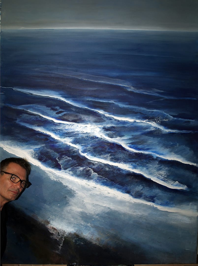 n-working.WATERLINE.olio-su-tela-cm-200x150.Santosuosso2018